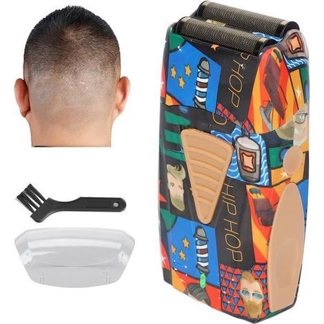 Folienrasierer, Elektrorasierer, elektrischer Folienrasierer für Herren mit Trimmer und Hygienekamm (1/4)
