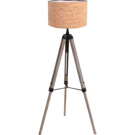 Mexlite - stehlampe - Triek - natürlich schwarz - metall textil -