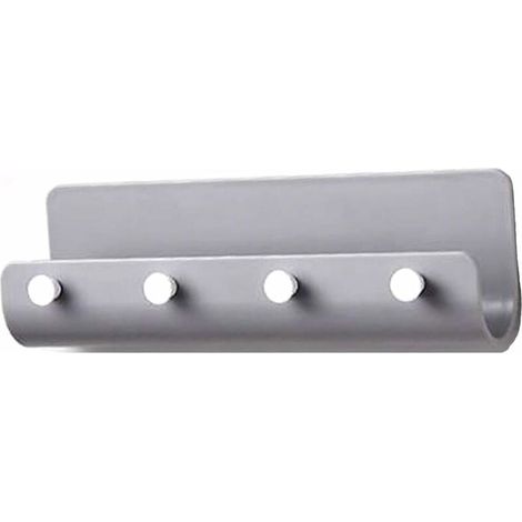 (Gris) Rangement mural pour lettres et clés Rangement mural pour lettres Rangement mural pour clés Rangement mural pour lettres Rangement mural pour magazines avec 4 crochets (1/3)