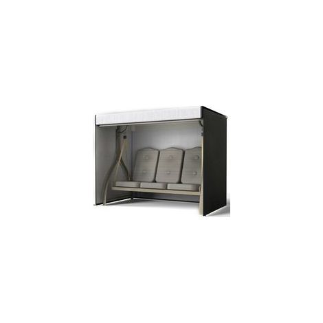 210D Oxford Housse pour balançoire et balançoire de jardin à 2 places, housse de hamac imperméable résistante pour l'extérieur, avec protection solaire protégée contre les rayons UV