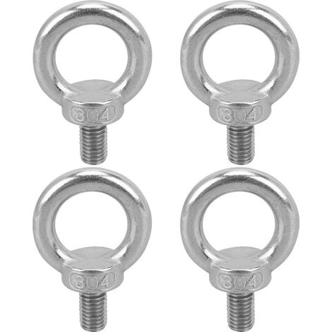 4 anneaux de levage en acier inoxydable, boulons à œil pour machines robustes, boulons à œil de levage à épaulement (1/5)