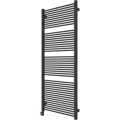 Scaldasalviette elettrico nero 435mm di altezza e 530mm di larghezza - 300 Watt - MIK435/530E1N