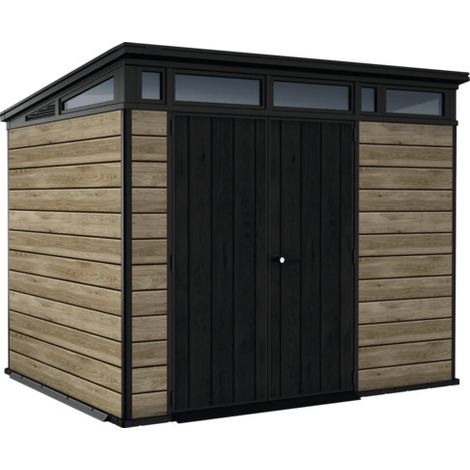 [GEBRAUCHT] B-Ware Keter Gartenhaus Hütte Häuschen Schuppen Shed Signature Ashwood 279x218cm (1/2)
