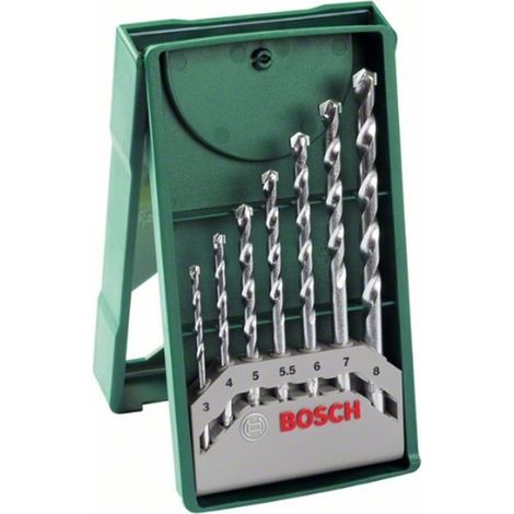 Mini X-Line con 7 brocas para piedra BOSCH 2607019581