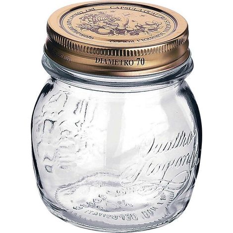Bormioli BARATTOLO QUATTRO STAGIONI Con capsula Ø cm.   7,5x8,5 h cl. 15 36.00 pz