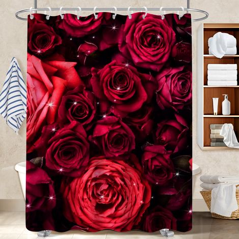 Rideau de douche en polyester 180x180 léger protection douche pour une déco qui inspire (1/5)
