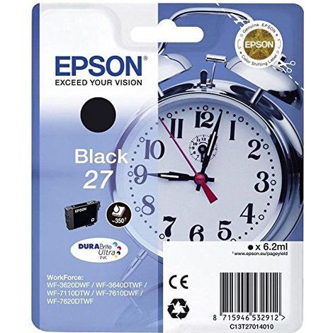 Epson Alarm clock C13T27014022 cartuccia d'inchiostro 1 pz Originale Nero (1/5)