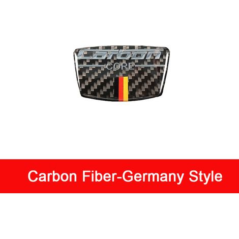 (Fibre de carbone-C) Autocollant anti-rayures pour emblème de colonne B de voiture en fibre de carbone, compatible avec les modèles E46, E90, E60, E39, F30, F10, E36, F20, G20 et G30. Accessoires auto (1/5)