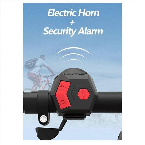 Alarme de guidon de vélo avec sonnette puissante de 120 dB (1/5)