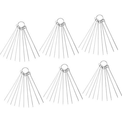 6 Pièces Aiguilles de Nettoyage Inoxydable pour Soudure Outils de Maintenance de Buse de Torche Accessoires de Soudure pour Entretien (1/5)