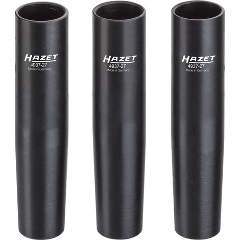Hazet Nkw Zentrierhülsen Satz, Vierkant hohl 12,5 mm (1/2), Anzahl Werkzeuge: 3, Art.Nr. 4937-27/3 (1/2)