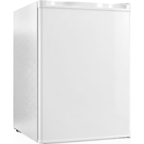 Mini réfrigérateur blanc 72,5 L avec compartiment fraîcheur à 0 °C, thermostat réglable sur 7 niveaux, porte réversible (1/5)