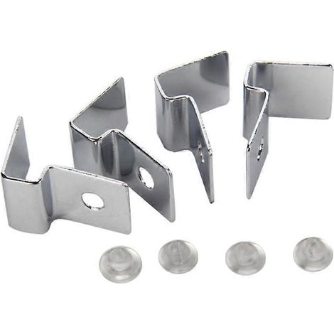 Support de fixation pour aquarium avec clip de suspension adapté aux couvercles en verre sans cadre - 10 mm (1/4)