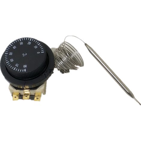 1NC 1NO AC 250/380 16A 0-40C Température Contrôle Interrupteur Capillaire Thermostat pour Four Réfrigérateur Chauffe-eau (1/5)