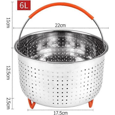 Cuvette vapeur intérieure pour autocuiseur électrique, idéale pour cuire à la vapeur le riz, les légumes, les fruits et les œufs (certifiée FDA).