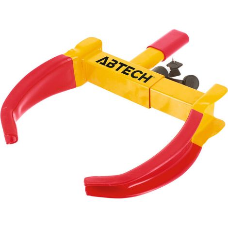 Sabot bloque roue antivol - pince roue anti -vol roue universel (1/5)