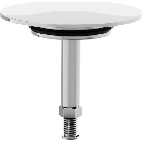 Couvercle de bonde de baignoire, ABS/Chrome (1/2)