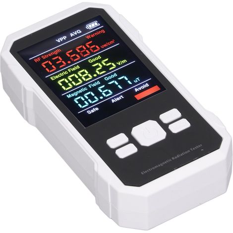 Détecteur de rayonnement VT-ER1 : champ électrique, champ magnétique, détecteur de rayonnement haute fréquence, blanc (1/5)