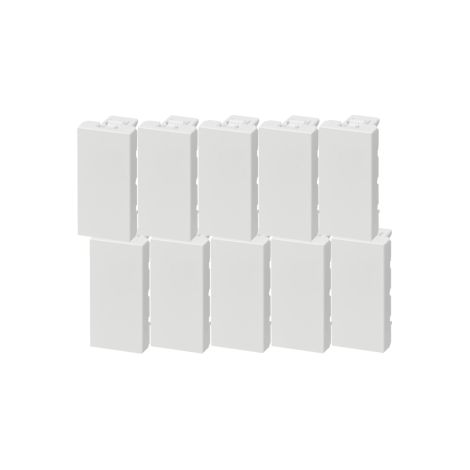 Legrand Mosaic - lot de 10 Obturateur 1 module - 077070x10 (1/3)