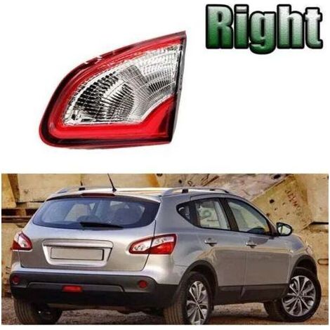 Feu Arrière Intérieur Cabochon Rouge et Transparent 26555 BR01A Feu Arrière Intérieur pour Qashqai J10 de 2010 à 2014 (Droite) (1/4)