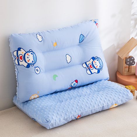 Coussin Doudou 30x50cm en pur coton, coussin pour bébé, coussin de sieste, forme douce et veloutée (1/4)