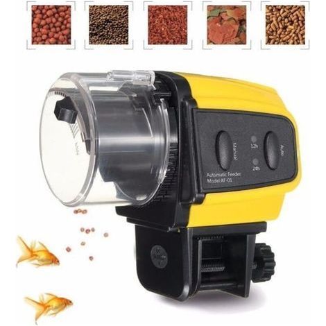 TEMPSA Fish Feeder Automatic Adjustable Fish Food Timer for Aquarium (1/3)