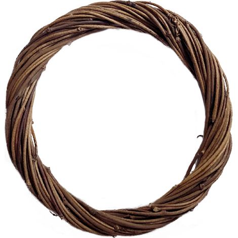 Anneau Décoratif Spirale Smilax Glabra, Diamètre Extérieur 20 Cm, Accessoire Artisanal Naturel Pour Maison Et Jardin -KZQ (1/2)