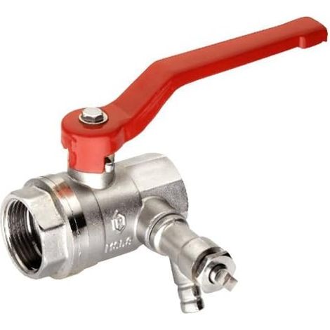 Cornat T571453 Vanne a Boisseau spherique de Passage avec Purge, 1'', 1 Zoll (1/2)