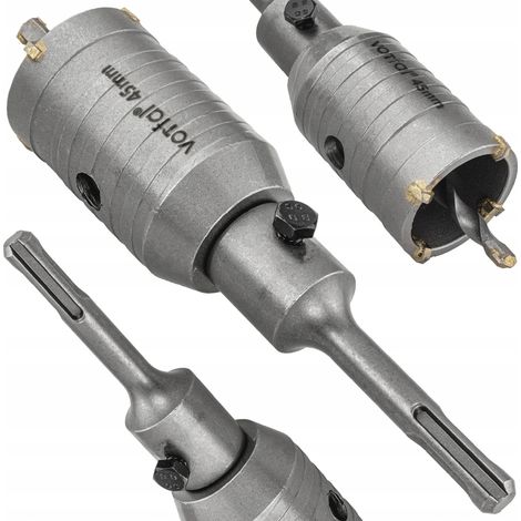 Couronne de perçage pour béton et maçonnerie avec adaptateur SDS Plus 45 mm (1/5)