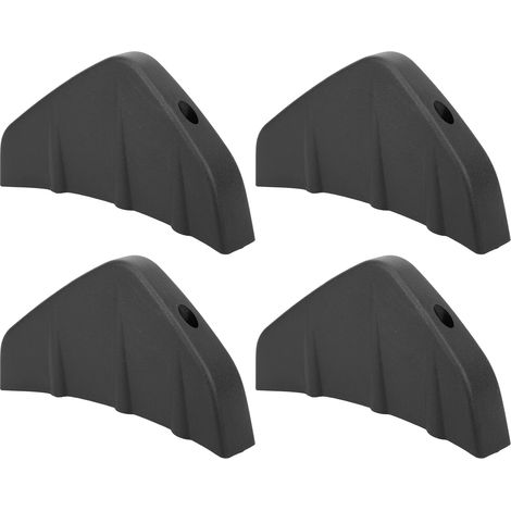 Universeller Heckstoßstangendiffusor mit Unterlippe, Haifischflosse und Spoiler, schwarz, mit Schnallenbefestigung (1/5)
