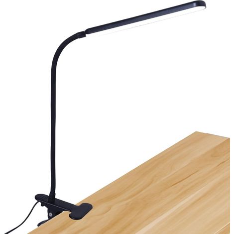Lampe de Bureau - Lampe de Table à Bras Pivotant avec Pince - Lumière de (1/5)