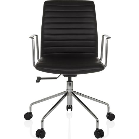 [NEUWERTIG] B-Ware Hjh Office Bürostuhl Chefsessel Drehstuhl Vemona 30 Kunstleder Stuhl Schwarz