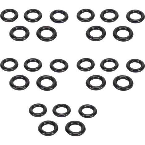 25 bobines de rechange en caoutchouc noir pour tire-fil flexible élastique de machine à coudre (1/5)