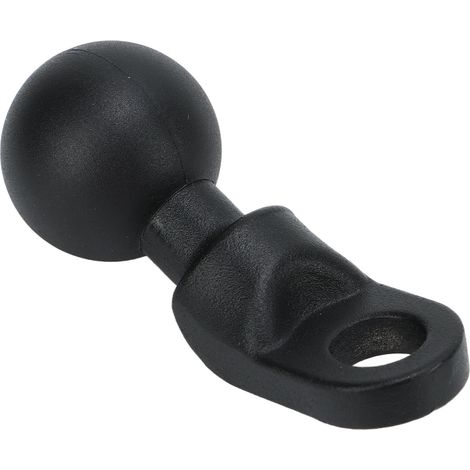 Support Téléphone Rétroviseur 1in Rotule Adaptateur Inclinable Fixation Moto Vélo pour Trou de Montage 10mm (1/5)
