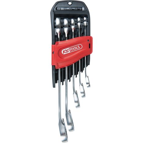 KS Tools - Jeu clés mixtes à cliquet reversible 5 pcs - 503.4661