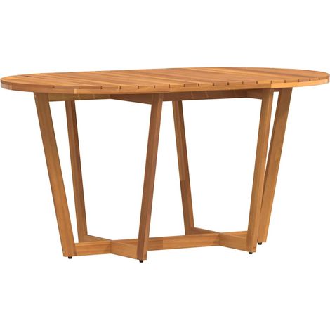 Maison Exclusive - Garten-Esstisch Oval 150x90x75 cm Massivholz A