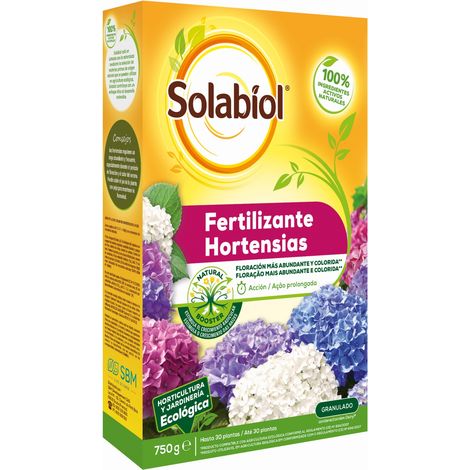 Fertilizante granulado para hortensias SOLABIOL 750g (1/3)