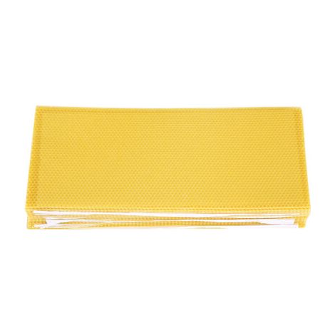 30 pcs Feuilles de Miel d'Abeille/Fond de Cire de Ruche/Peigne de Miel de Ruche Ciré/Équipement d'Apiculture/Peigne d'Abeille/Cadre de Miel/Fondation de Cellule de rite (1/5)