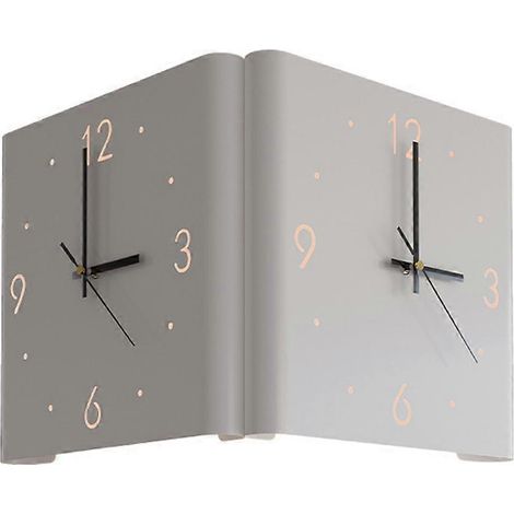 Wanduhr mit gefalteten Ecken zur Wohnzimmerdekoration - A (1/5)