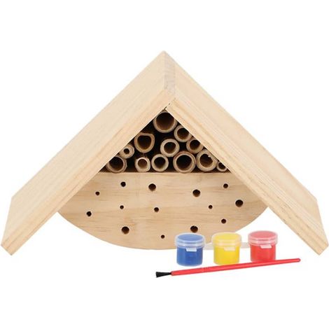 Hôtel à insectes à peindre pour enfants (1/2)