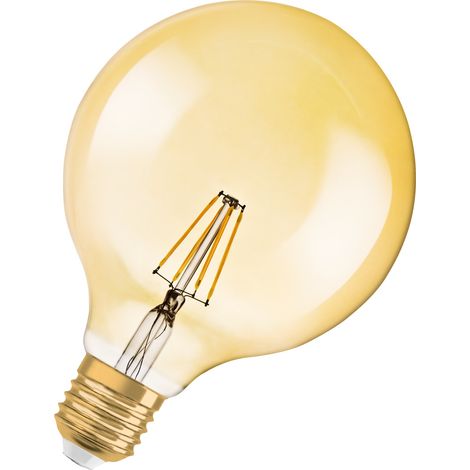 Ledvance Vintage 1906 Globe 35, 4W E27, Gold, 360°, 4099854091179 (1/5)