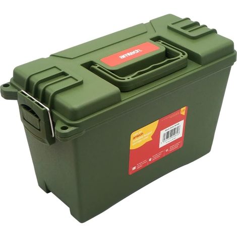 TOOL BOX LOCKABLE CHEST BAG STORAGE BOX STACKABLE 12"" SECURITY LOCK N0155
