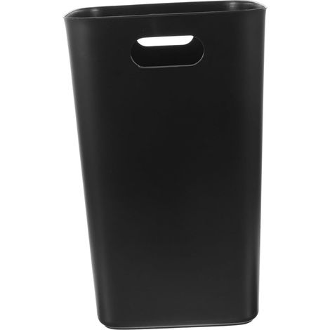 Meuble Poubelle Noir en Plastique Cuisine et Chambre, Poubelle Multifonction Compacte Forte Capacité de Charge, pour Espaces Publics et Bureau (1/5)