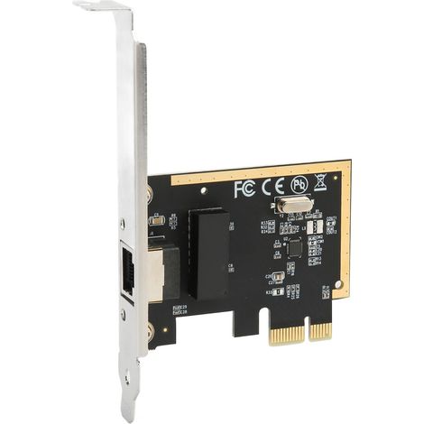 Scheda Gigabit Ethernet, accesso a Internet ultraveloce, trasmissione istantanea in rete locale, adattatore di rete PCIe, porta RJ45, compatibile con Windows 10/11, facile da installare.