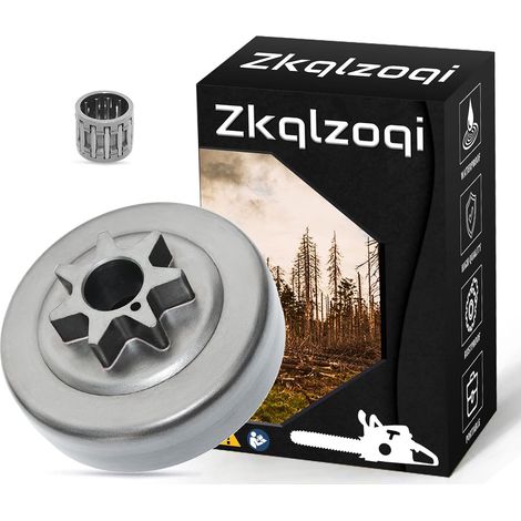 Jante de pignon d'embrayage 3/8" 7 dents avec roulement pour Stihl 041 AV 041, pièce 1113 640 2000, tambour d'embrayage, roulement à aiguilles d'embrayage (1/5)