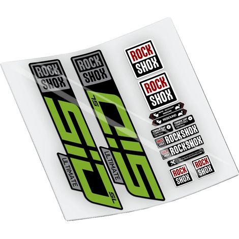 Autocollants, Vinyle Durable, Design Personnalisable, Vert 063 (1/2)