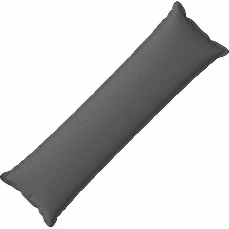 Coussin décoratif HOUTEN Gris clair 40 x 145 cm Lin synthétique - vidaXL (1/4)
