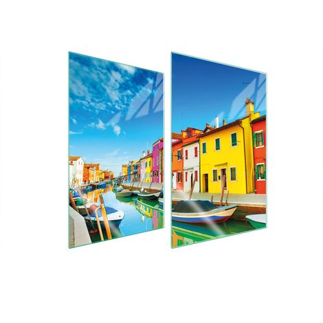 Plaque de protection en verre POUR la cuisine 2x35x52 bateaux (1/5)