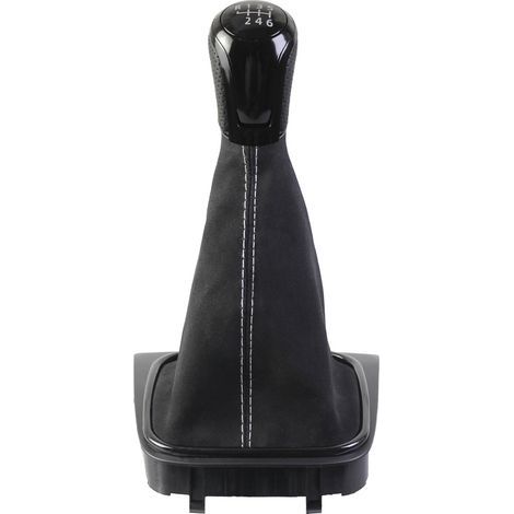 Dust cover for Volkswagen Sagitar Black Warrior Golf 5 gear shift knob, suede lining, 5-speed suede gear shift set (one piece) (1/4)