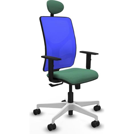 Silla de oficina piqueras y crespo Motilla azul malla (1/2)